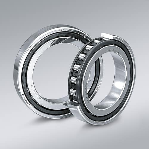 Cylindrical Roller Bearing, Robust, Peek Cage, 2 Comp