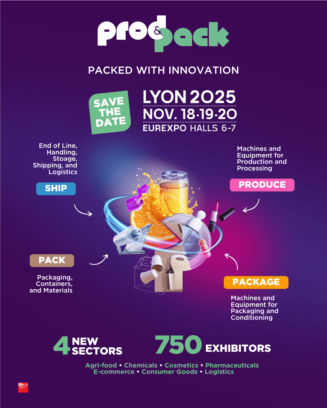 PROD AND PACK 2025 LYON TRADE SHOW FRANCE